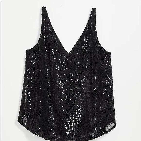 Black Sequin Shell - Picture 1 of 2